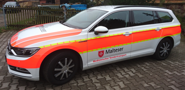 Autowerbung Malteser