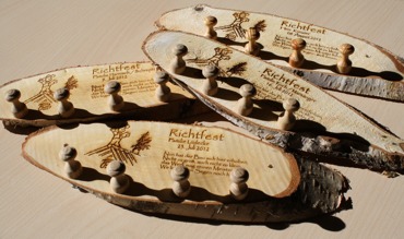 Gravur auf Holz